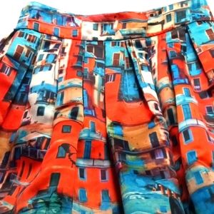 ALICE AND OLIVIA VENETIAN BUTTERFLY PARADISE PRINT SKIRT - STUNNING